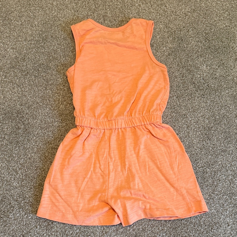 Garanimals Coral Sleeveless Romper - Picture 2 of 6